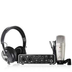Behringer U-Phoria Studio Pro Recording Podcasting Bundle